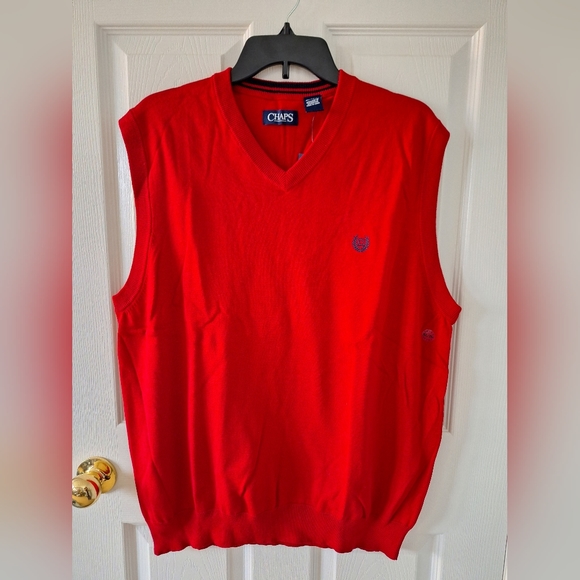 NWT Mens Chaps Vest sz XL - Picture 1 of 6